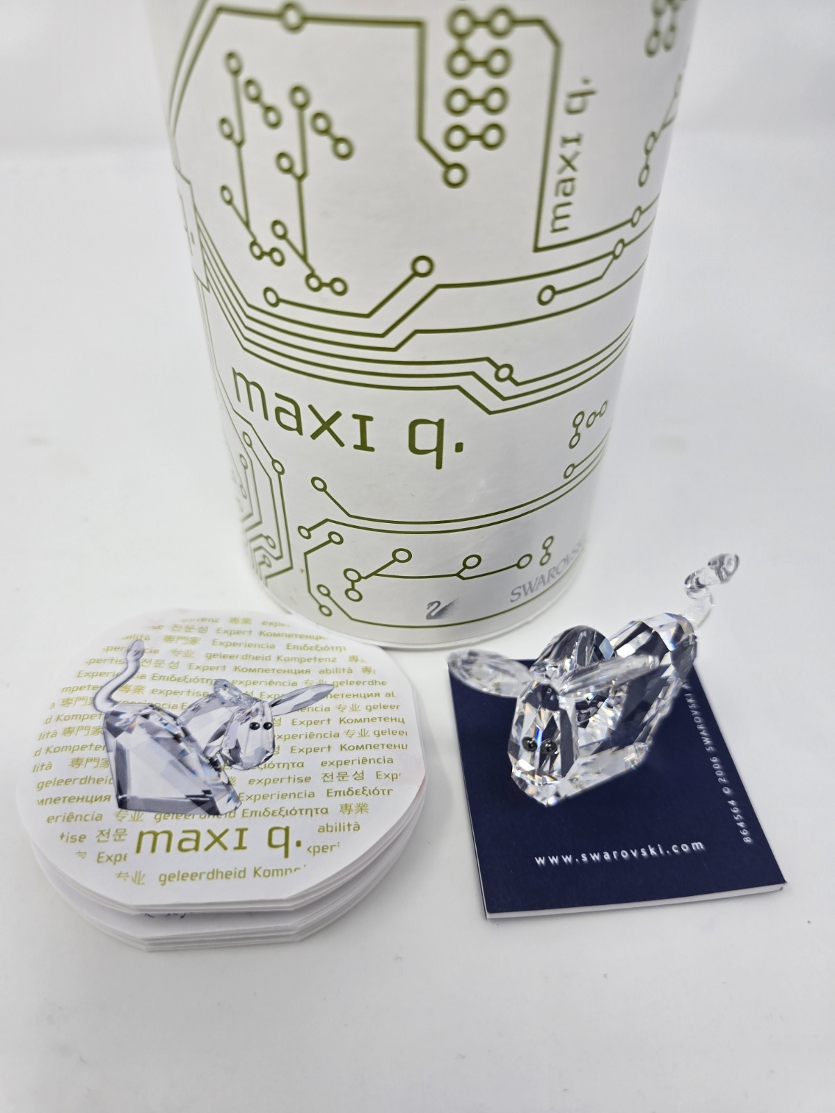 Swarovski Lovlots *RARE*—Maxi Q— Signed By The Artist Edith Mair #0894548