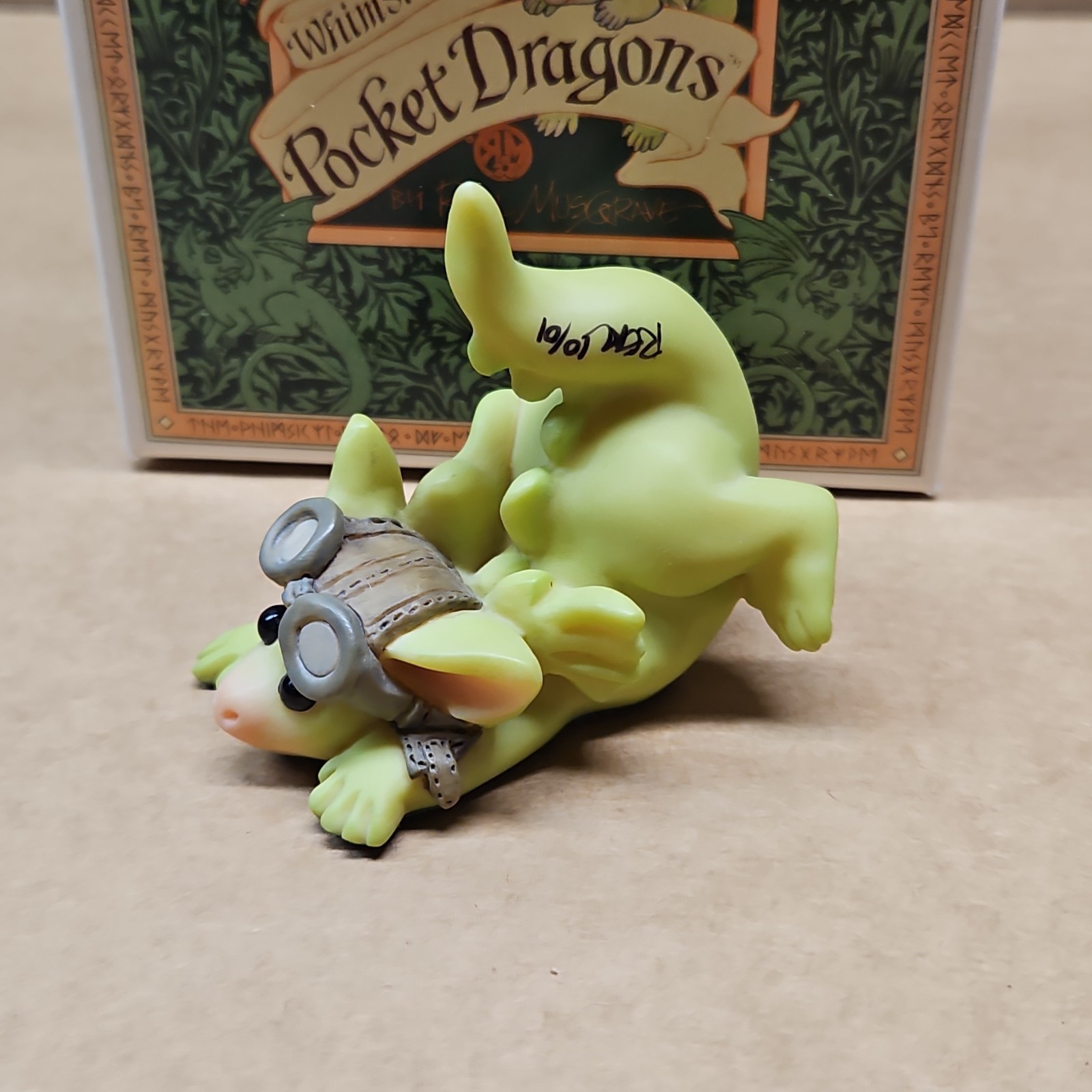 The Whimsical World Of Pocket Dragons System Crash 010009 Vintage Signed 10/01