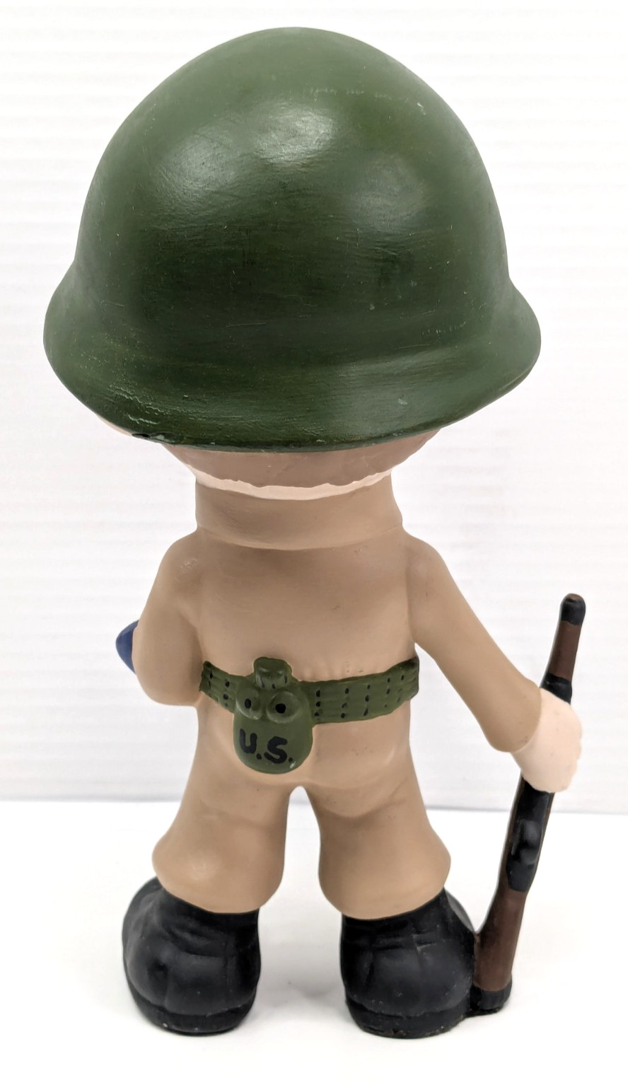 Vintage 1979 Porcelain Pete U.S. Army Colonel Soldier 10.5″ Figurine by Tari