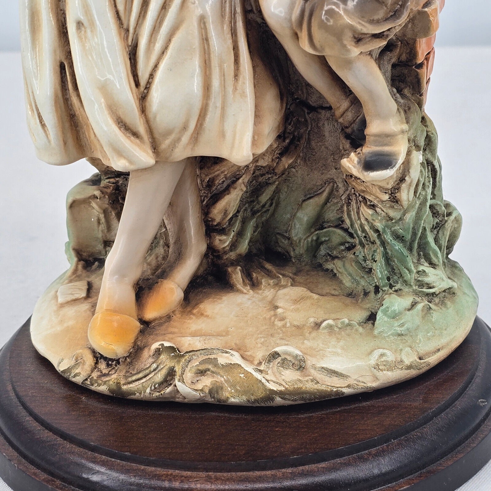 VTG Porcelain Figurine – Replica of Giuseppe Armani’s Sister & Brother –10” Tall