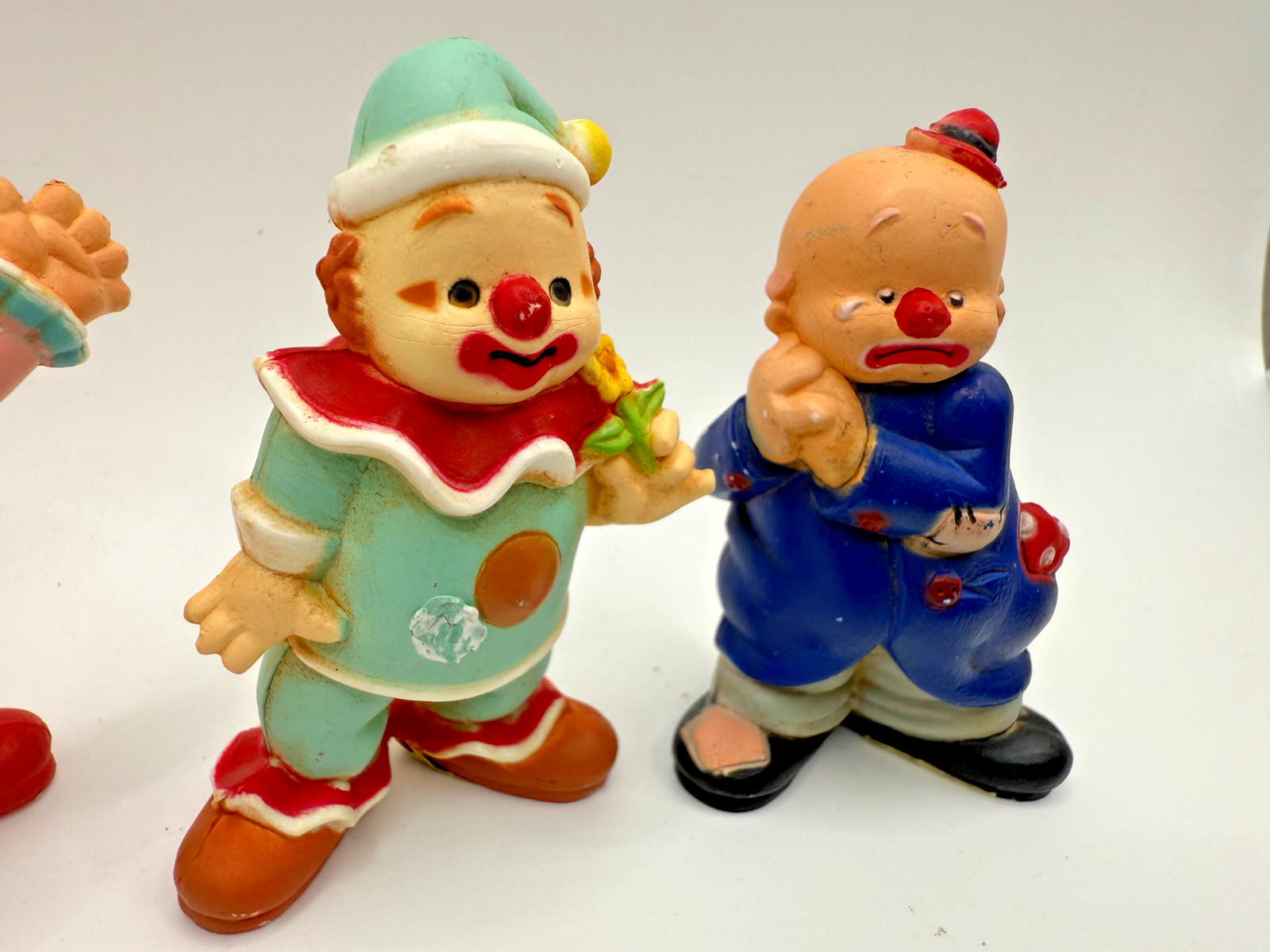 Enesco Mini Happy Clown Figurines. Vintage Collection. Set Of 3
