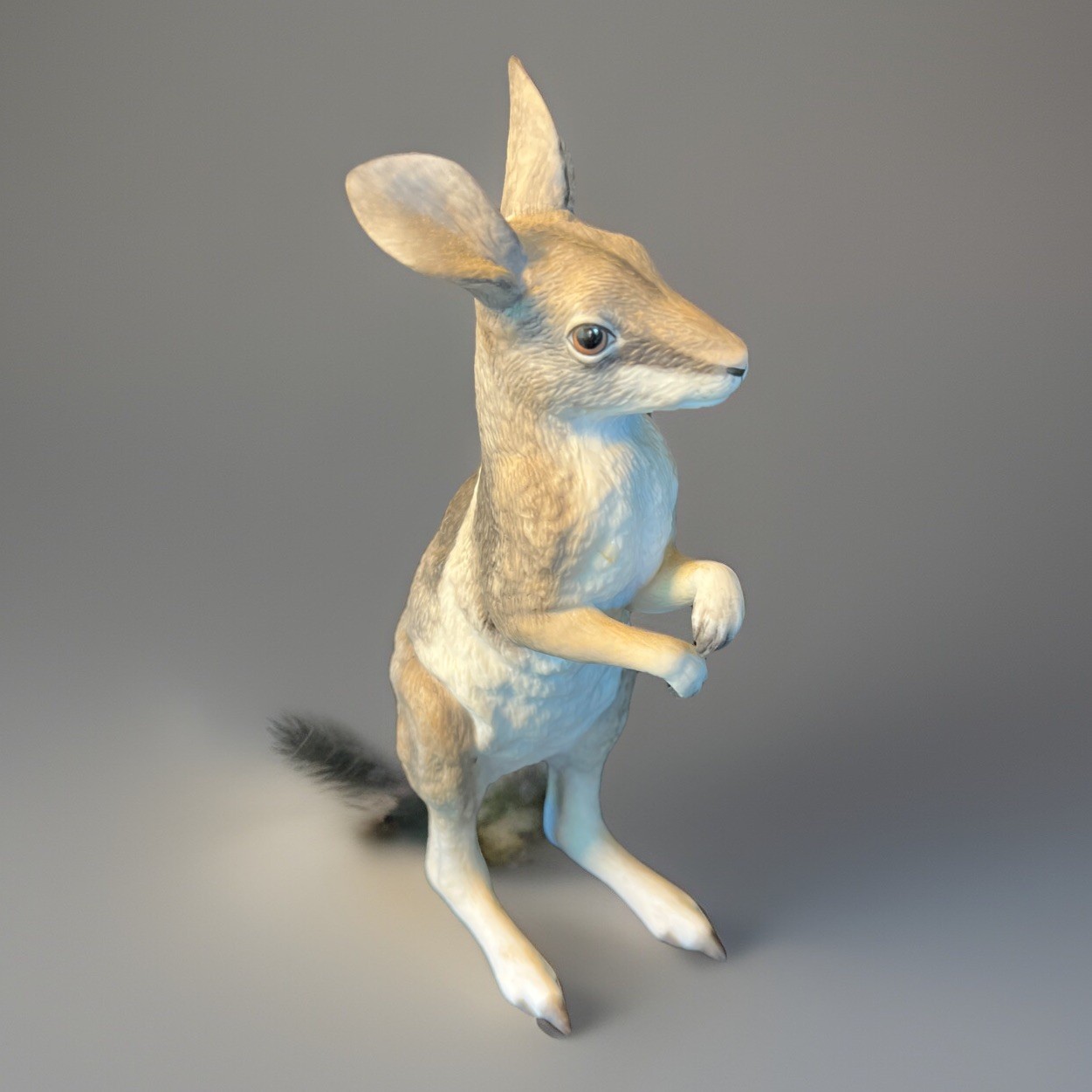 Lenox Brindled Nail-Tailed Wallaby Smithsonian Collection 1993 Porcelain Vintage