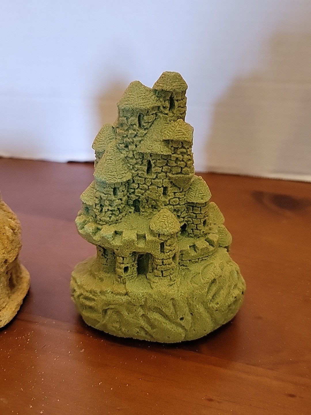 Set Of 2, 1984 MQH Mr. Sandman Sandcastle Sculpture 4″, Nipigon Studios Canada