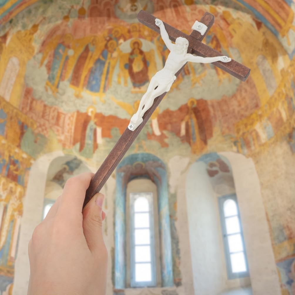 5 Pcs Jesus Corpus for Crucifix, 3.9 Inch Small Plastic Jesus Figurine for Ch…