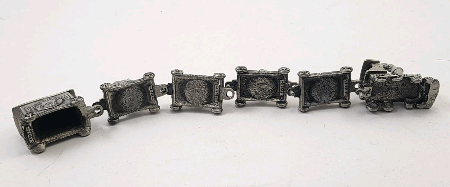 WIZARD OF OZ Pewter 6pc TRAIN SET Dorothy Scarecrow Tin Man Lion L.F.Baum.F.T.