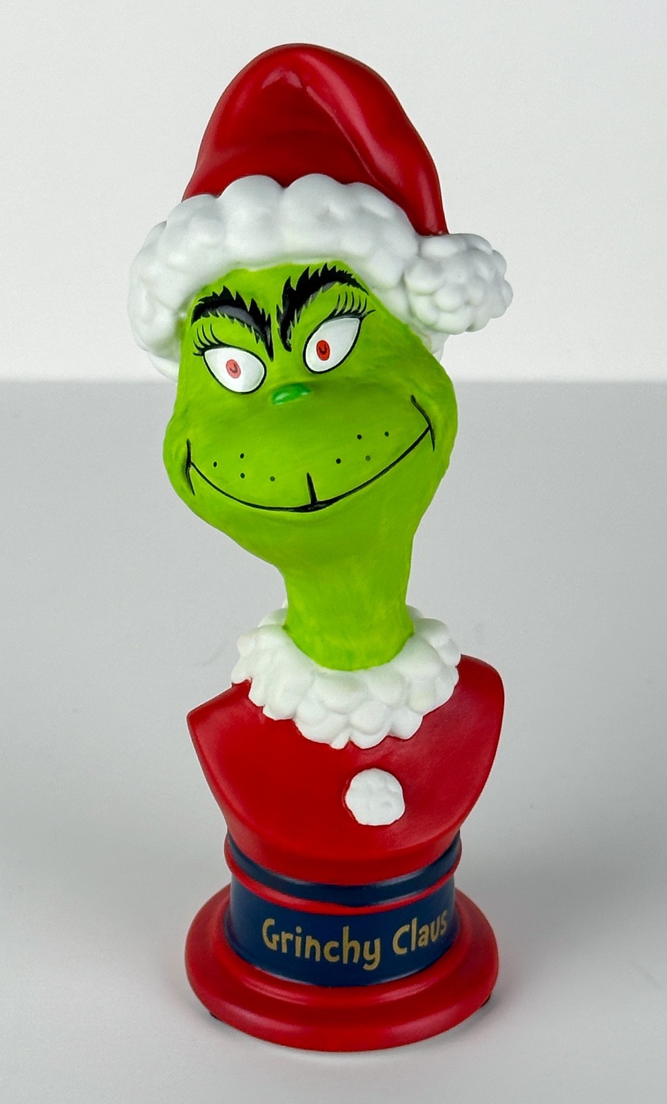 Grinchy Claus NEW Hallmark Dr Seuss Figurine How the Grinch Stole Christmas #ed