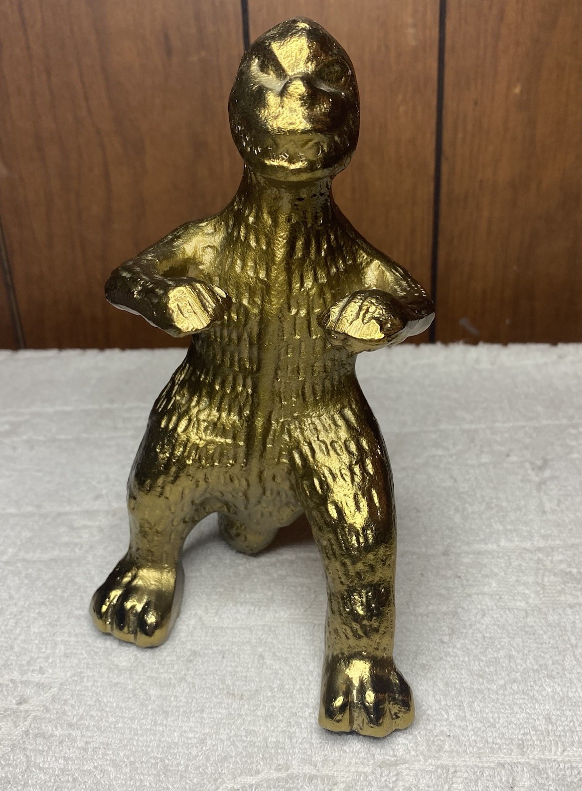 Brass Dinosaur Figurine Statue Home Decoration “Everette the Dinosaur”