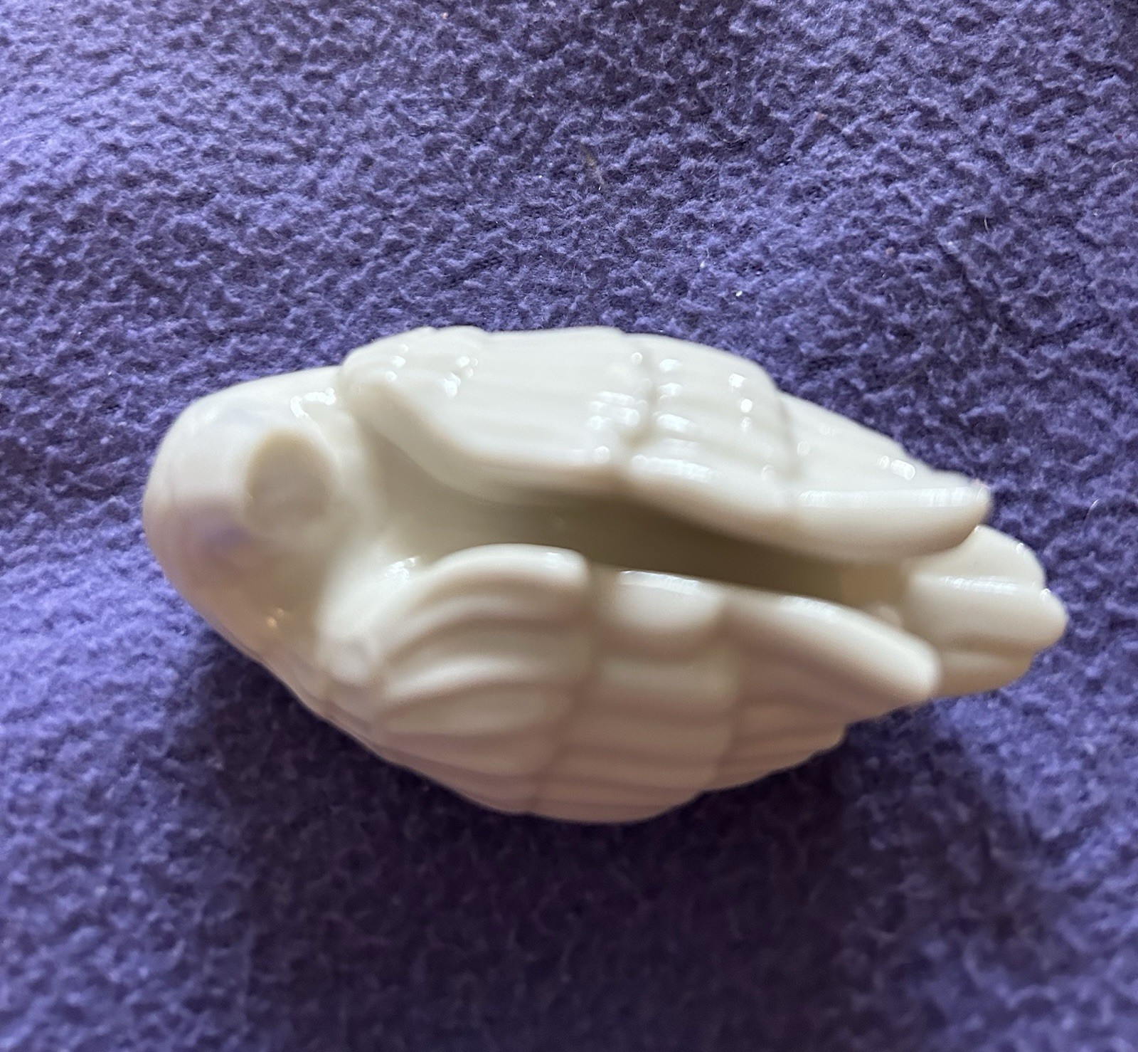 Vintage Lenox Porcelain Swan Place Card Holder/Cake Topper Ivory Broken