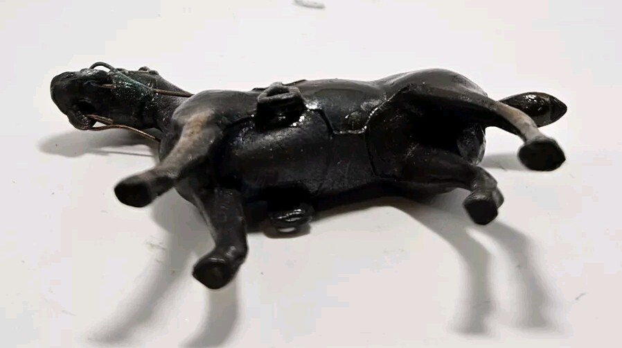 Vintage Silver Plated Brown Horse Jennings Brothers Figurine