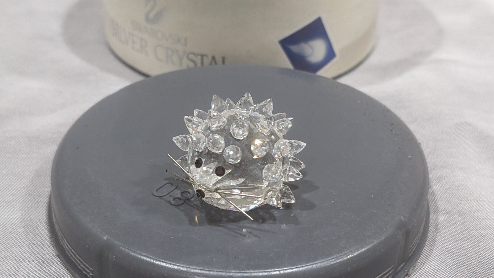 Swarovski Crystal Hedgehog Complete In Box With COA A7606 NR 000002