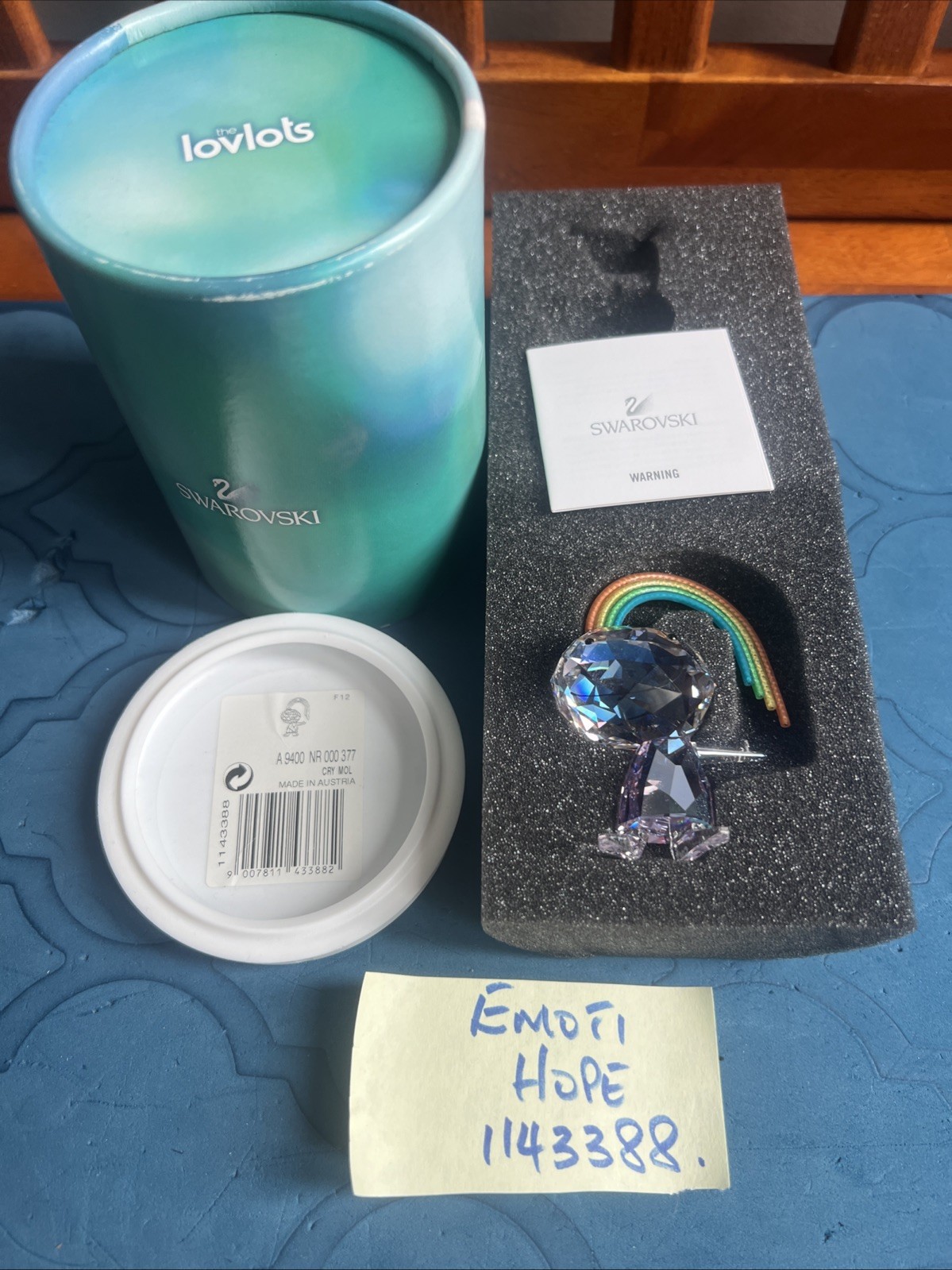 Swarovski Lovlots Emoti Hope 1143388 New in box.