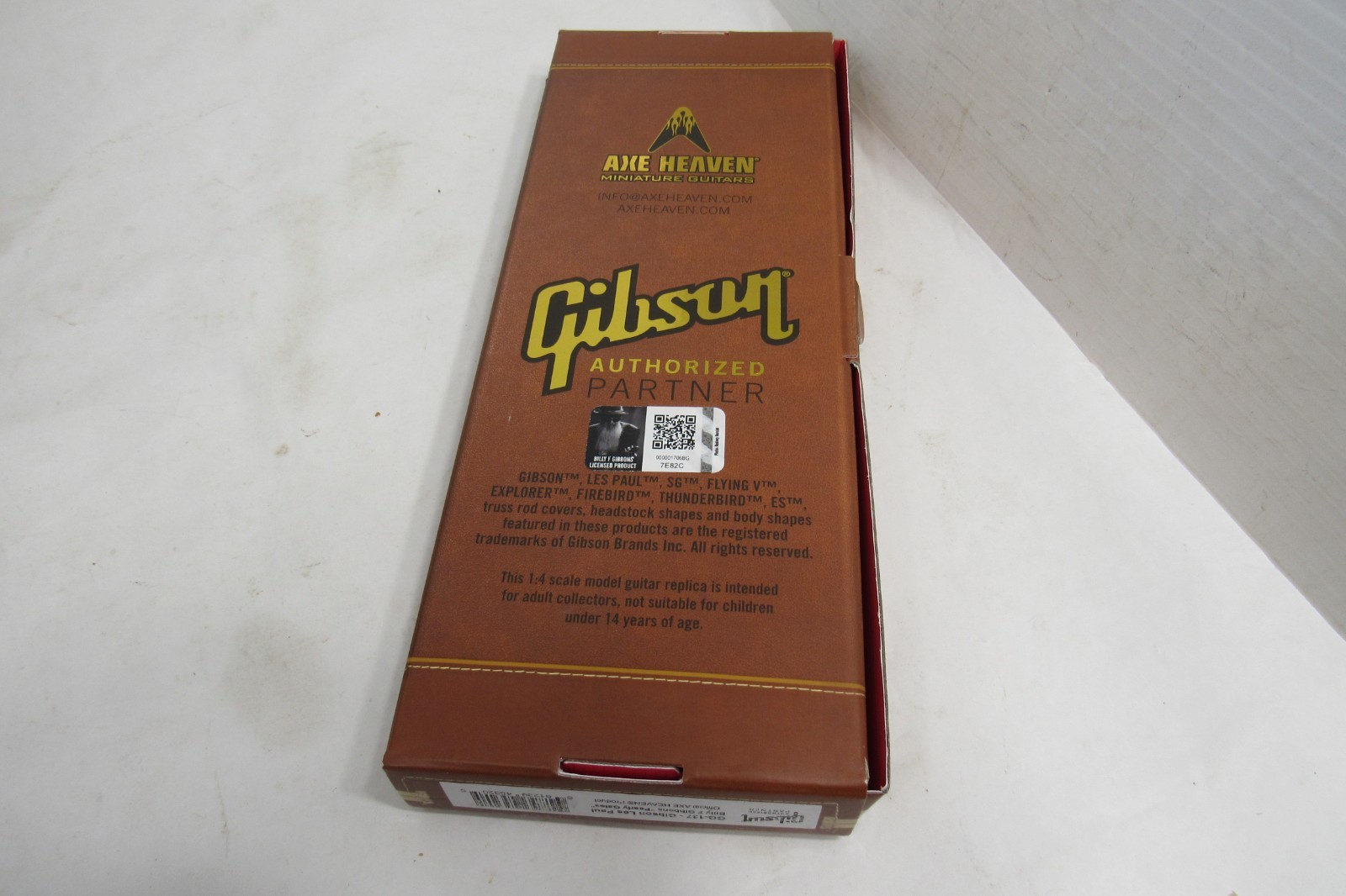Axe Heaven Gibson Mini Guitar Les Paul Billy Gibbons Pearly Gates Miniature