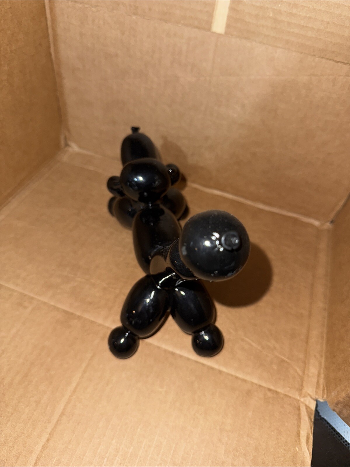 Black Balloon Dog Figurine Three Hands Corp 8” X 6.75” C