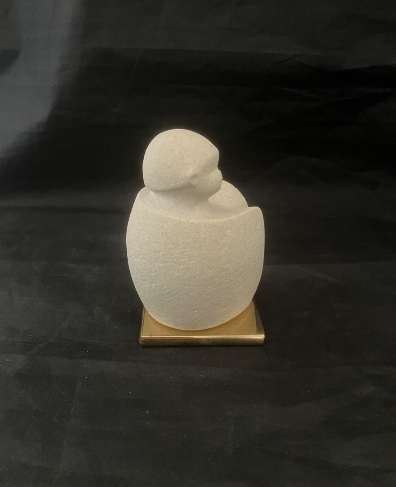 MARBELL Stone Art Mounted Abstract Sculpture, Belgium