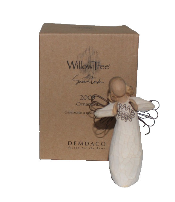 Willow Tree 2008 Demdaco 4 in Angel Christmas Ornament Figurine Susan Lordi