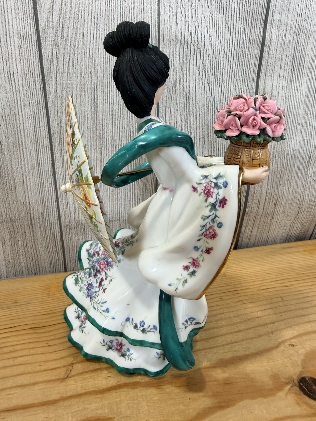 Vintage Porcelain Figurine The Rose Princess” by Lena Liu Oriental Asian