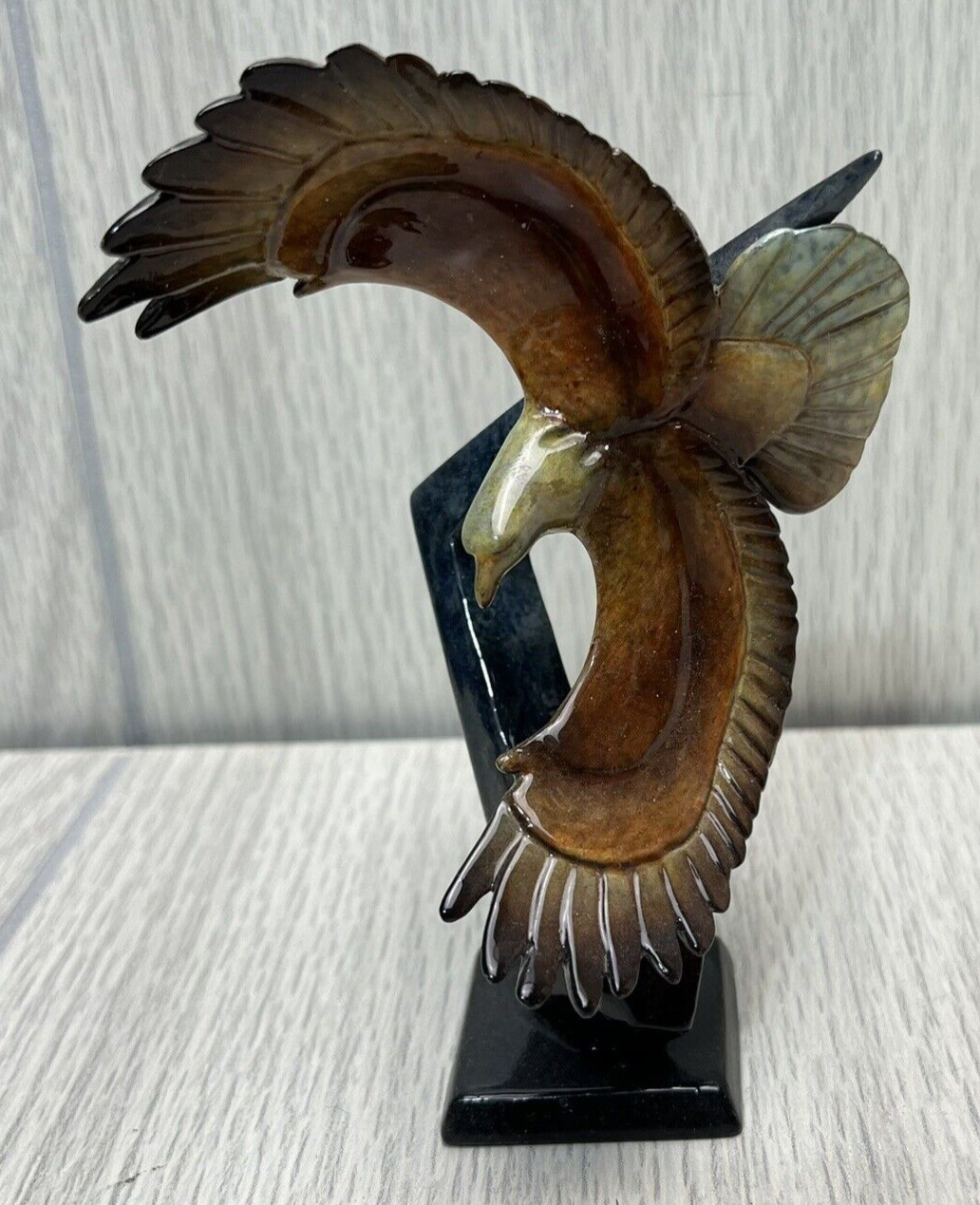 Imago Mill Creek 2007 Supernal Eagle Sculpture Bronze Finish Art Statue Signed