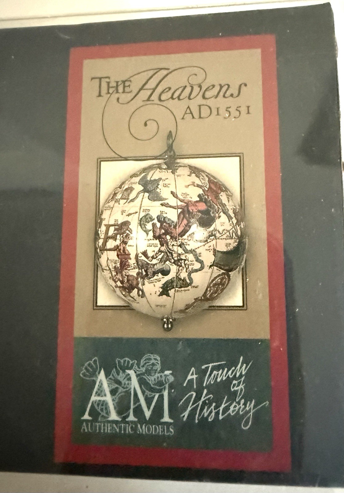 Heaven & Earth Celestial Globes 1551 AM Authentic Models Xmas Ornaments NEW