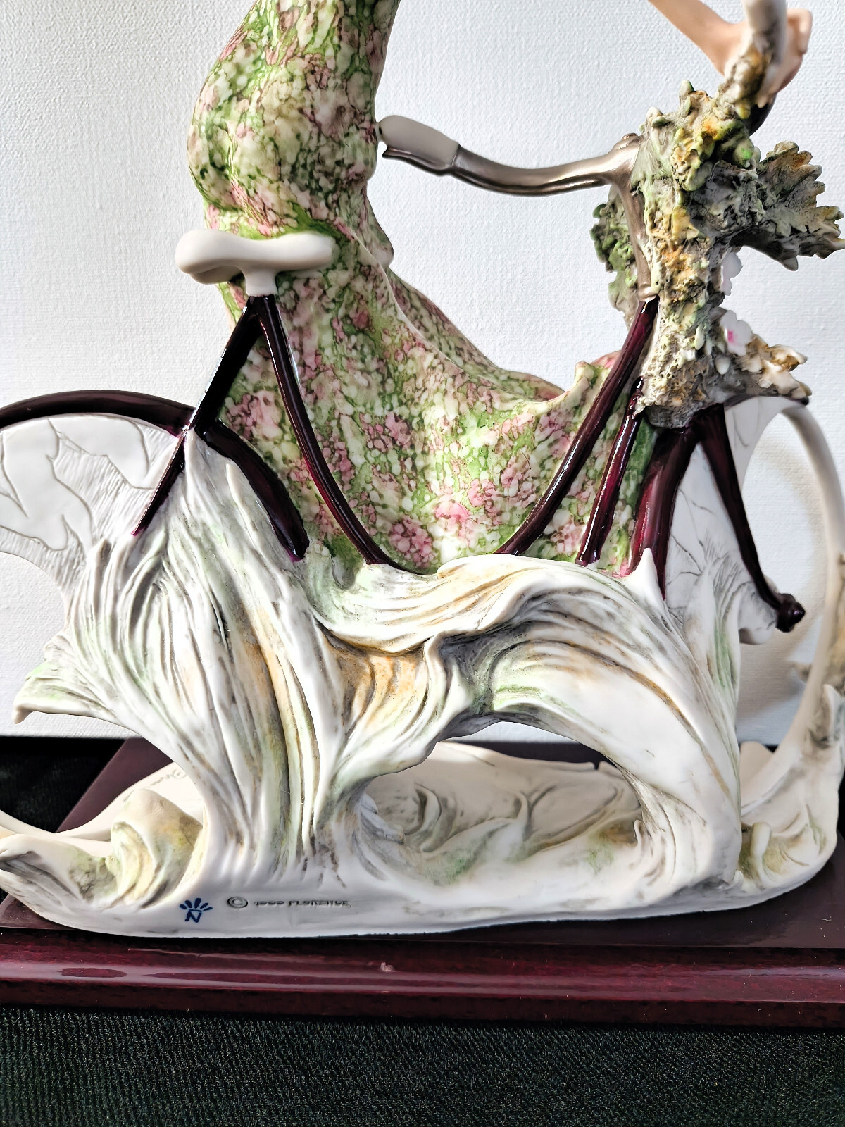 Armani Porcelain . Girl With Bicycle . Spring . 0539C . 15 in. . Italy . Beauty