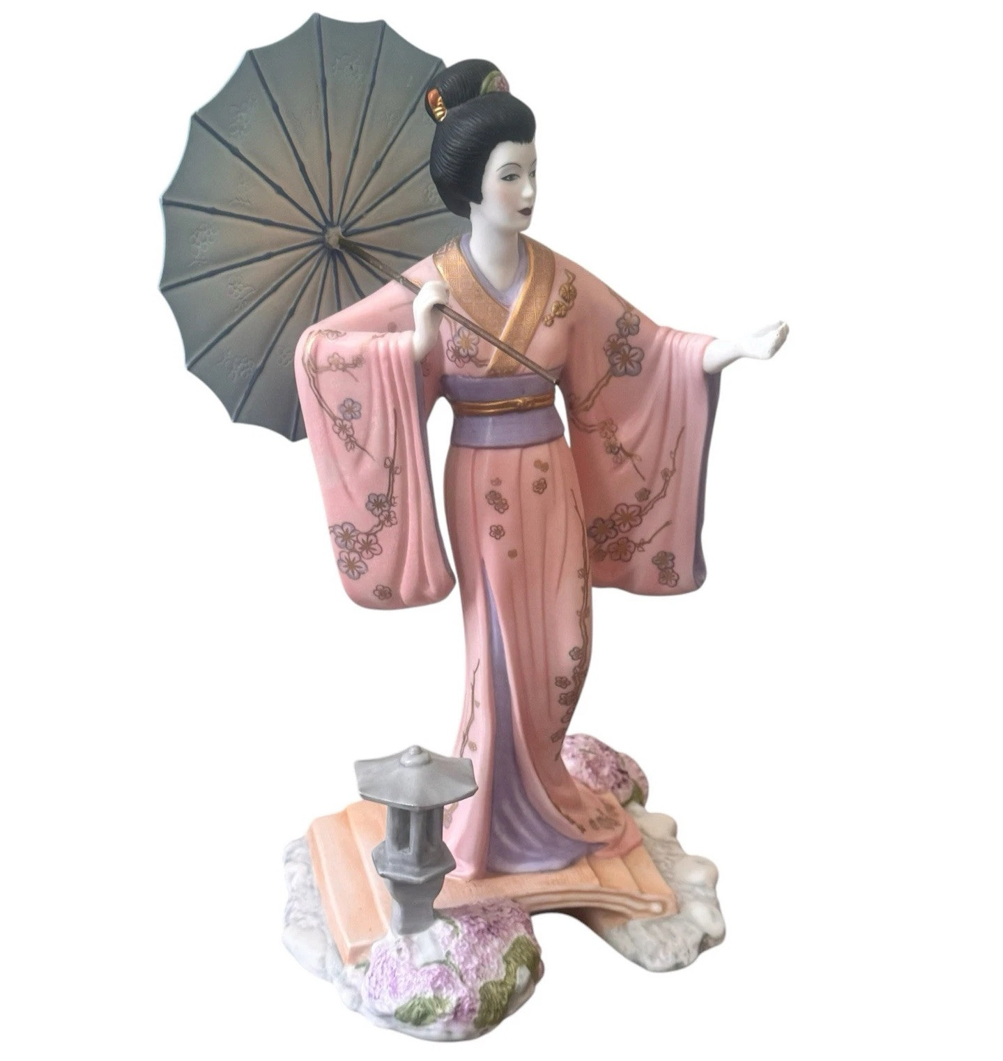 Franklin Mint Manabu Saito “Yoshiko” Princess Of Cherry Blossoms Figurine *Read*