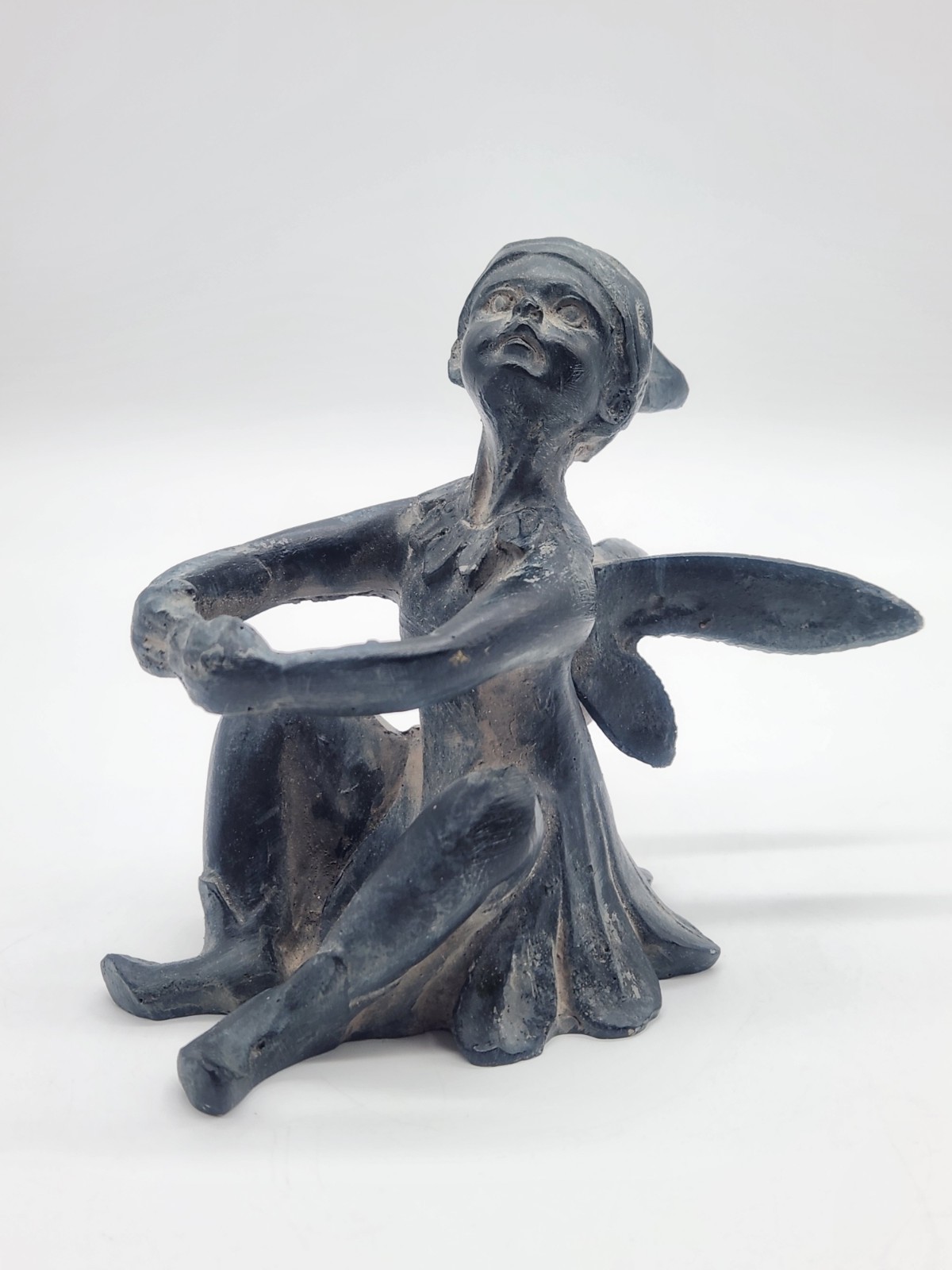 Andrea By Sadek Black Resin Fairy Figurine – Mythical Pixie Garden Decor