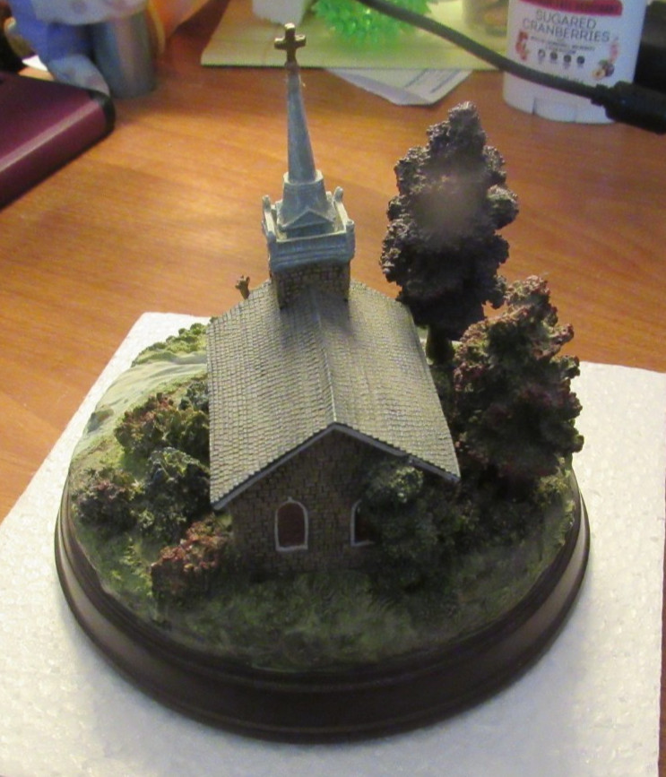 Thomas Kinkade STREAMS OF LIVING WATER Lighted Figurine w/ orig box