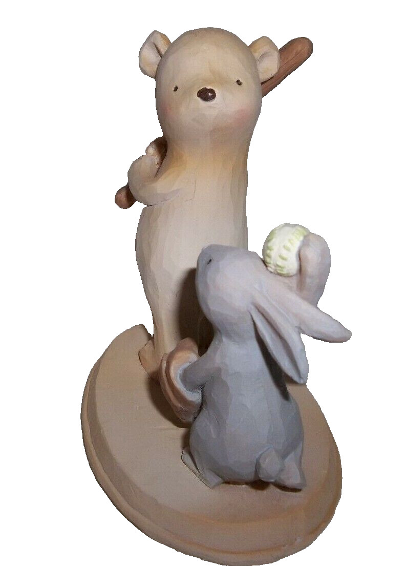 HEART STRING TEDDIES MILESTONES “FIRST BASEBALL GAME” #SS53787 2008 NIB
