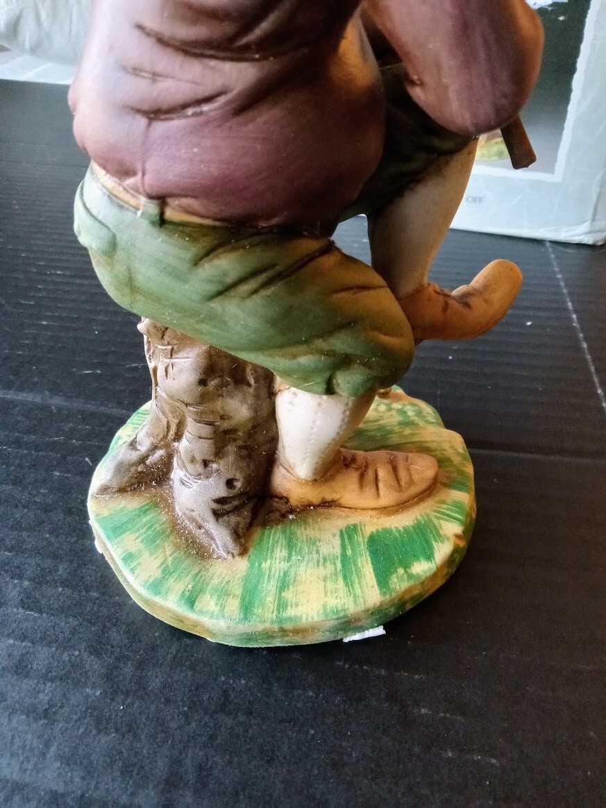 Vintage House of Lloyd Teed Off Angry Golfer Porcelain Figurine w/ Original Box
