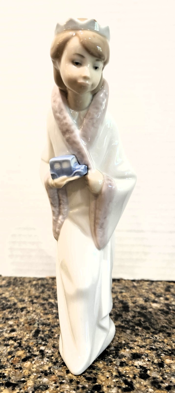 Lladro Nativity King Gaspar Gloss 4674 Wiseman Nativity Spain Vintage