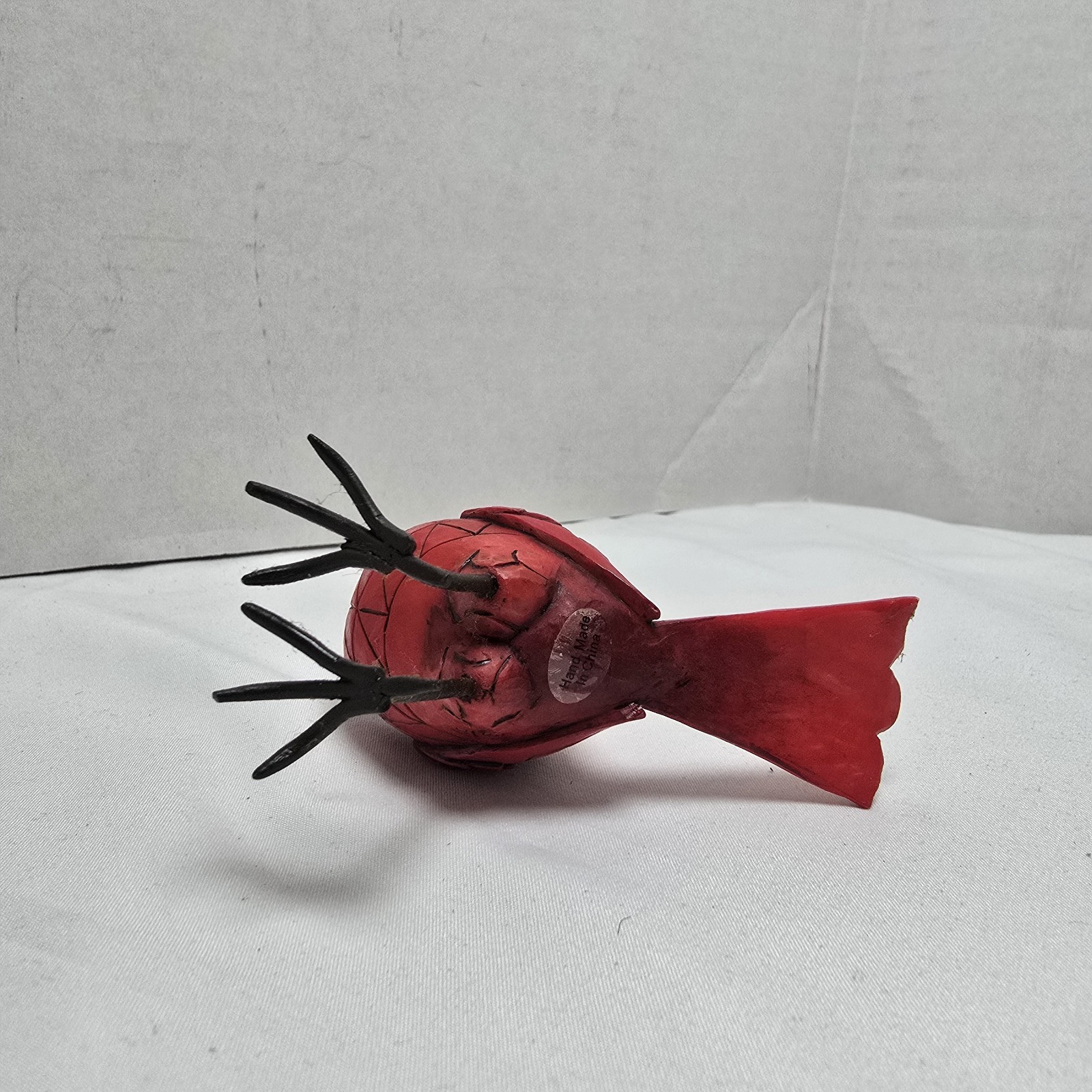 Jim Shore Heartwood Creek Mini Cardinal Bird Figurine Scrollwork Geometric Enesc