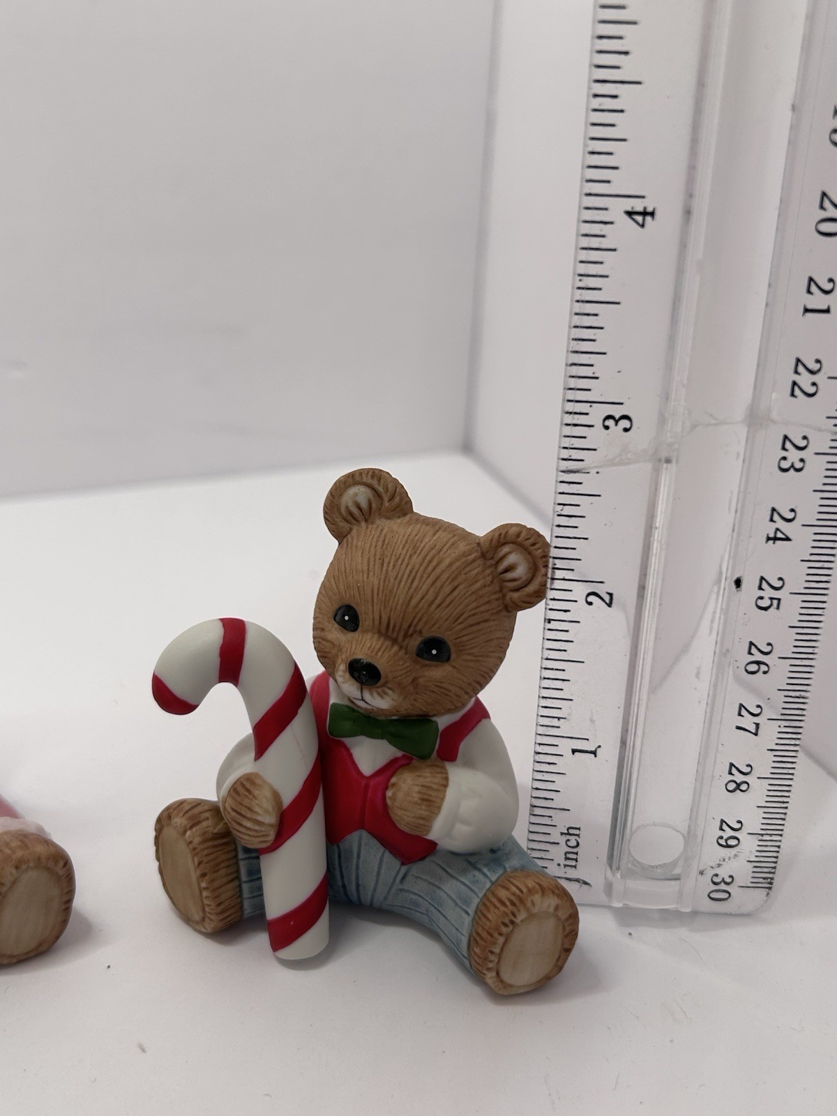 Home Interiors Christmas Bears – 2 PC Ceramic Set #5211