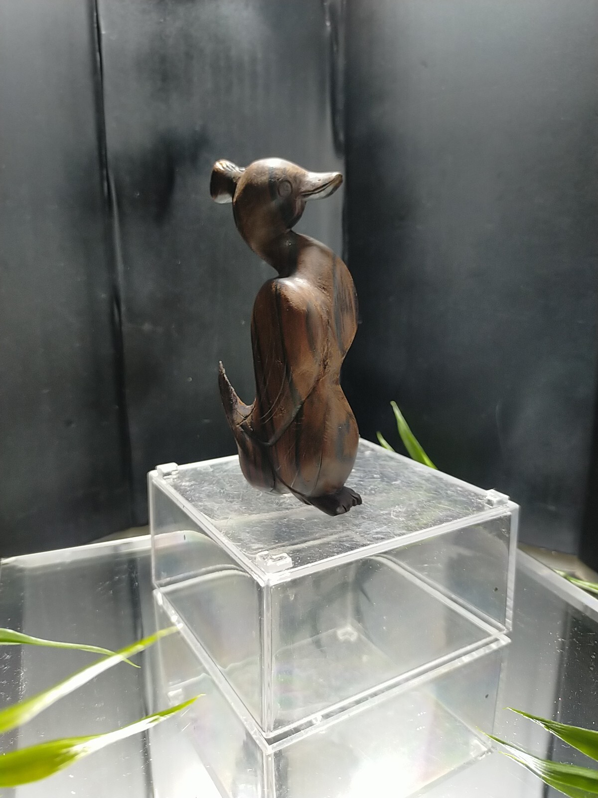 Vintage 1970’s Brazilian Rosewood Hand Carved Duck 52g 11x6cm VGC