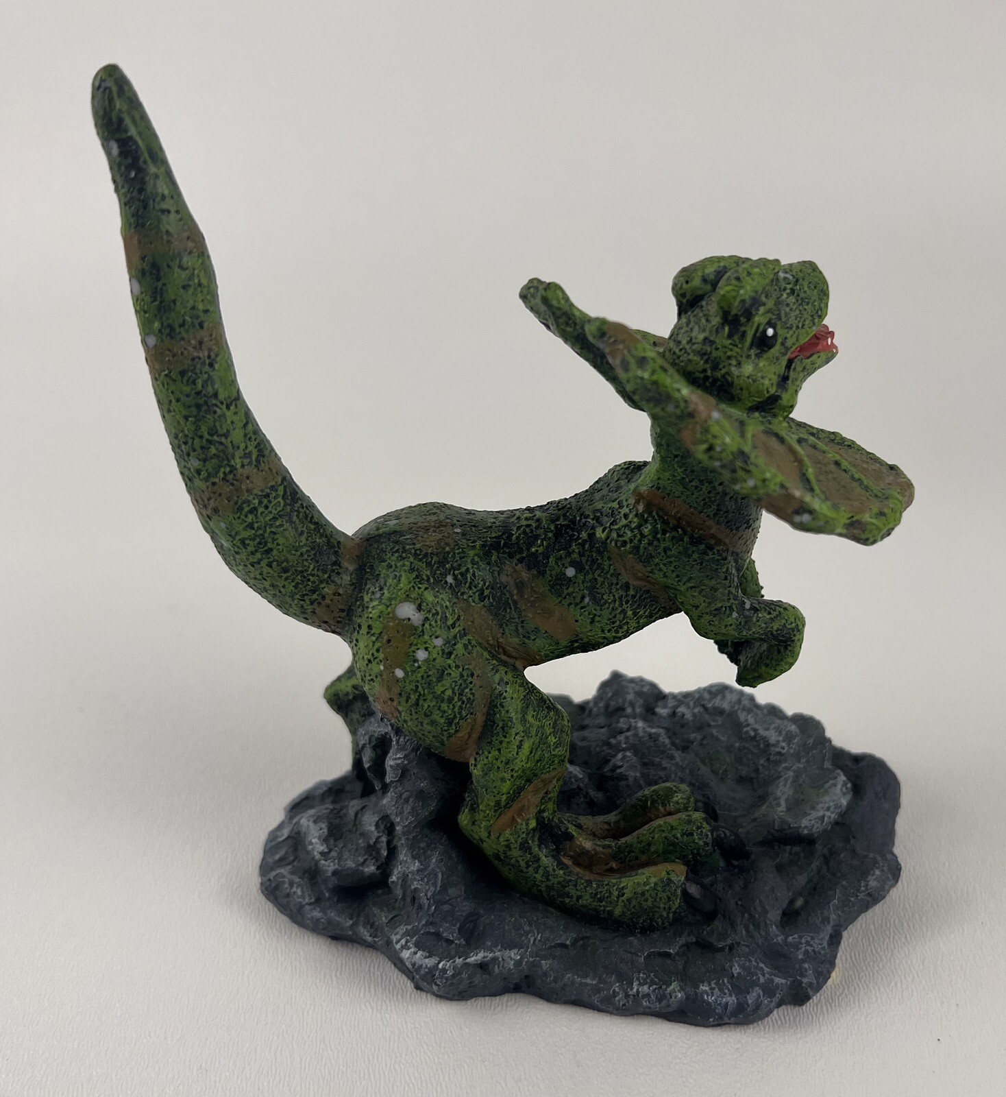 Dilophosaurus Dinosaur Figurine Model Realistic Figure