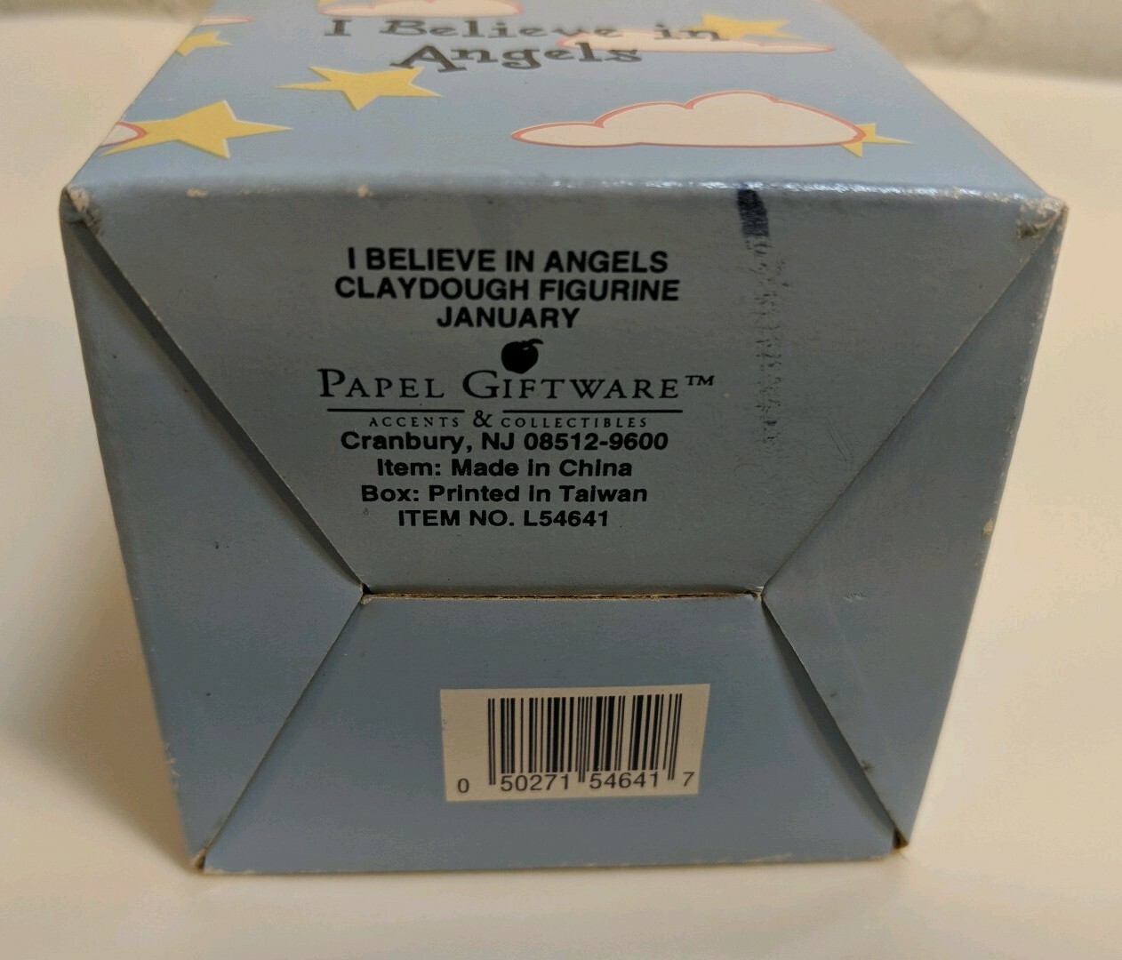 I Believe in Angels “January” Papel Giftware Claydough Figurine