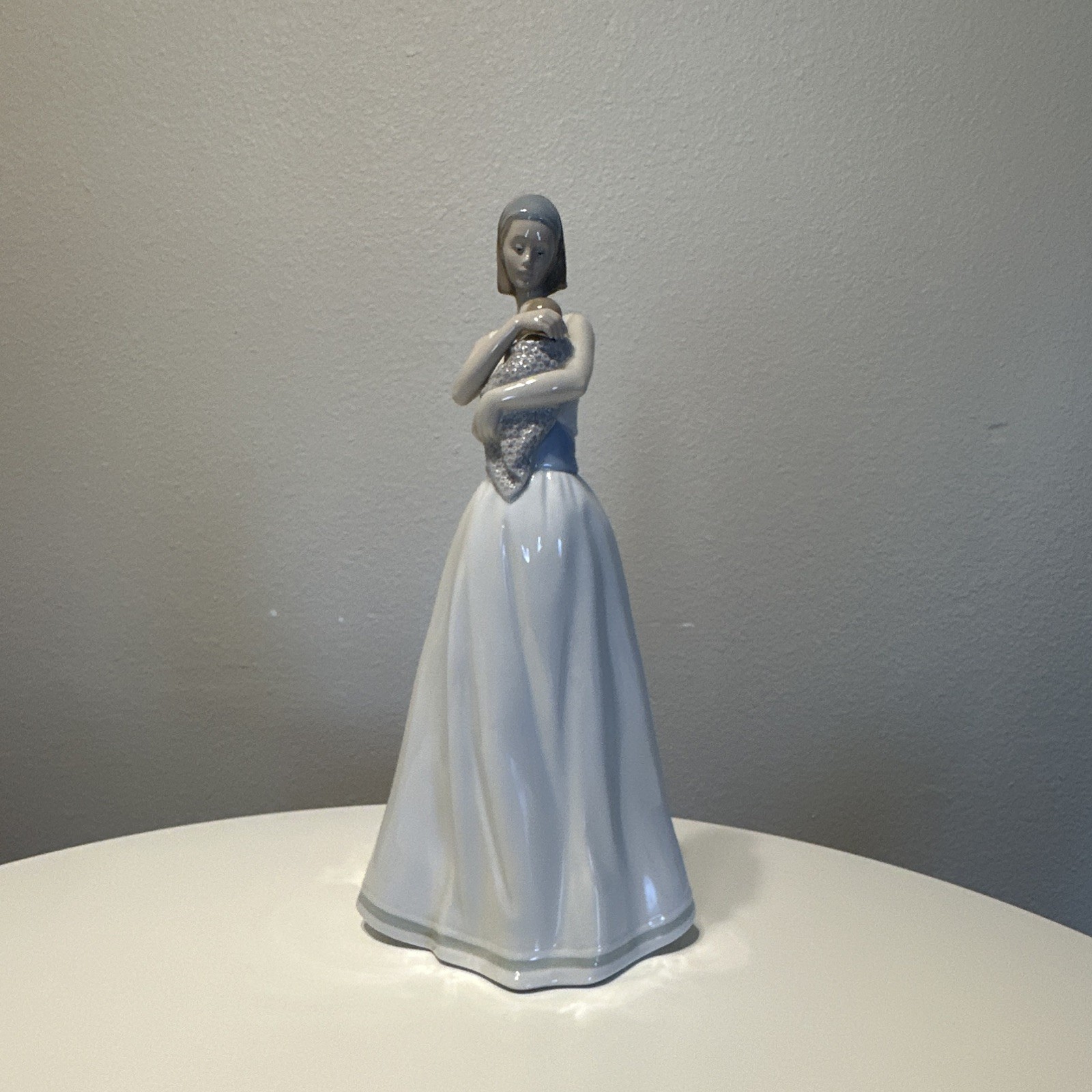 Nao By LLADRO Porcelain Figure Mother And Child, Made In Spain 2001