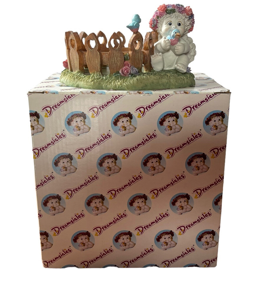 Dreamsicles Decorative Candle Holder Cherub Collectibles 2001 Friendship Candle