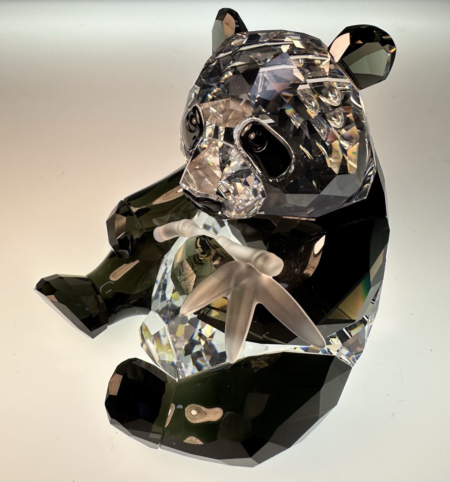 Swarovski Crystal SCS Annual Edition 2008 Pandas Endangered Wildlife, Box & COA