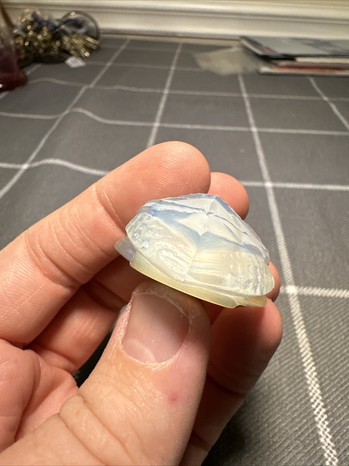 Turtle Sabino artisan opalescent crystal turtle artist signed made in France