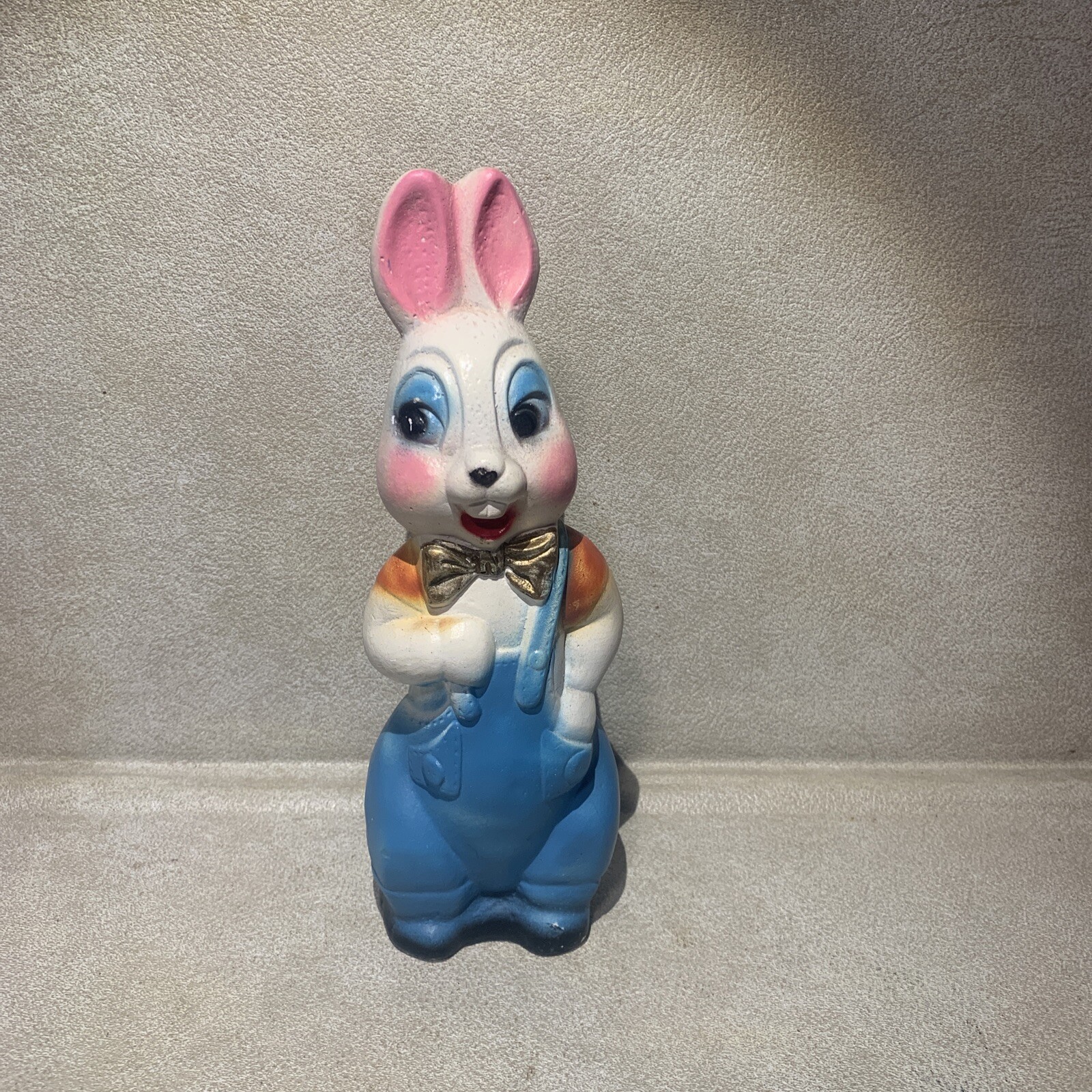 Vintage 10.5 in Ceramic Bunny Rabbit Figure