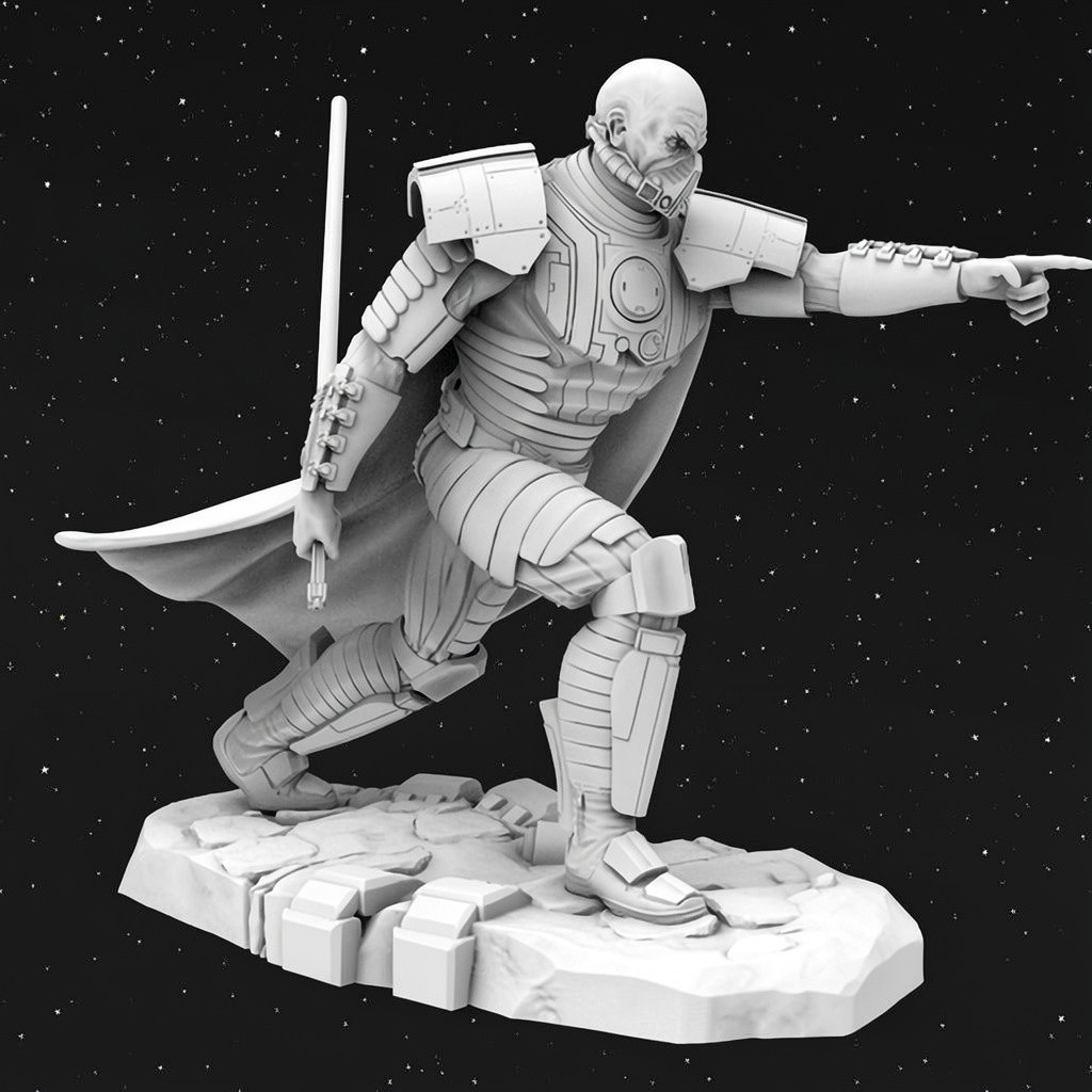 Darth Malgus StarWars Figure! 3D Printed 16k Res! HandPainted or Unpainted!