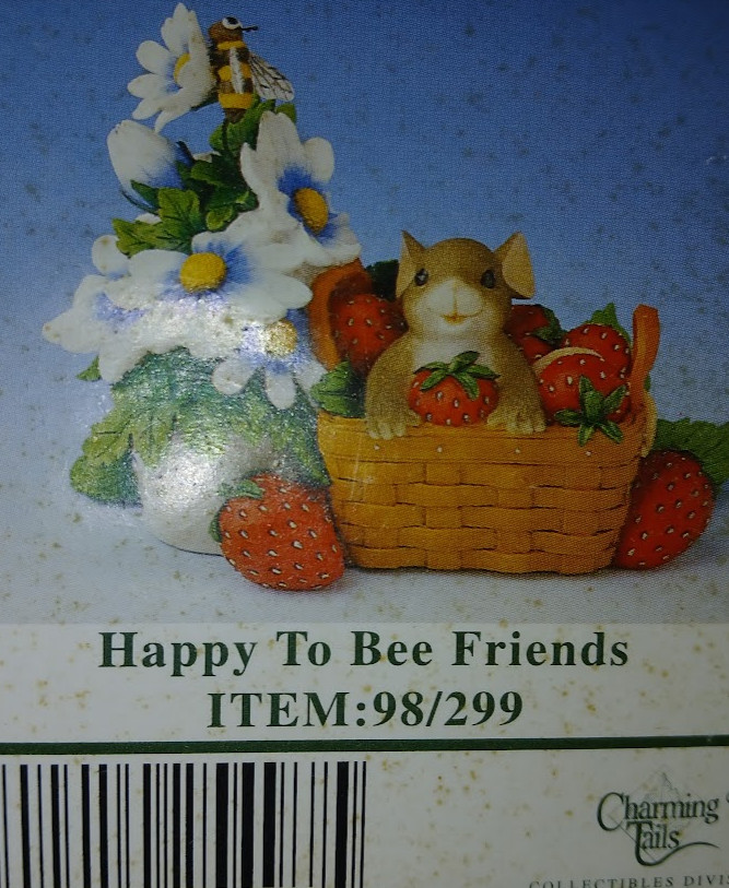 Fitz & Floyd Charming Tails “Happy To Bee Friends.” Excellent condition.