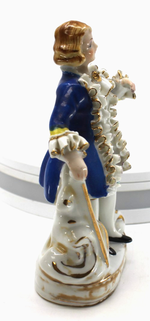 Victorian Man Colonial Historical 7” Figurine Occupied Japan Era 1945 Vintage