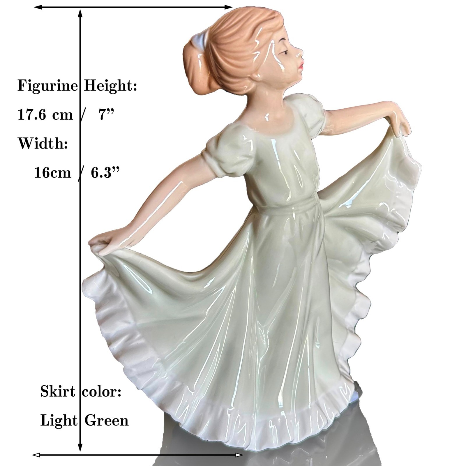 Porcelain Dancing Figurine – Childhood Memorabilia, Unique Gifts, Home Decor