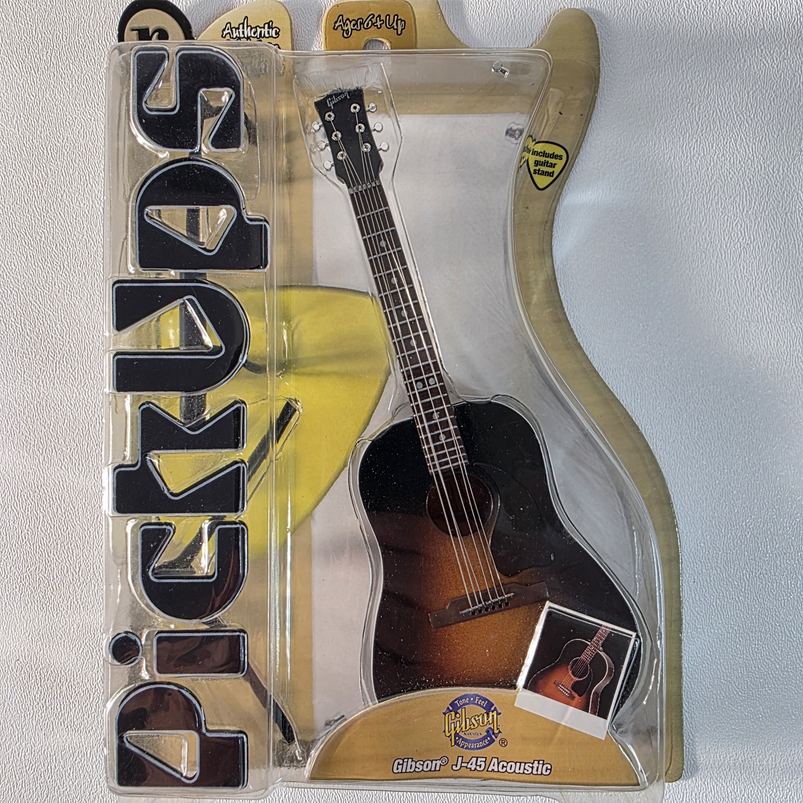 Vintage 2000 Pick UPS Gibson J-45 Acoustic Mini Guitar Toy