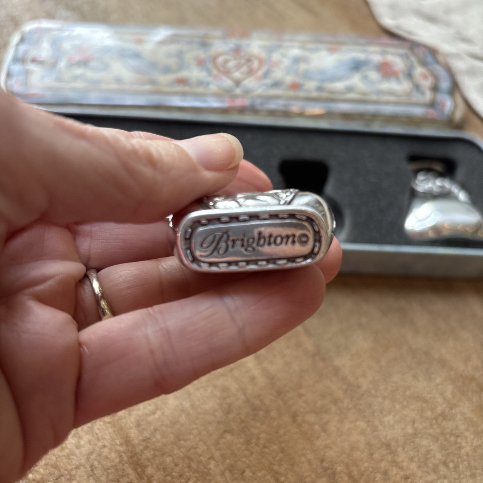 Brighton Accent Purse Shaped Place Picture/Card Holders, Set of 4 Silver Plated