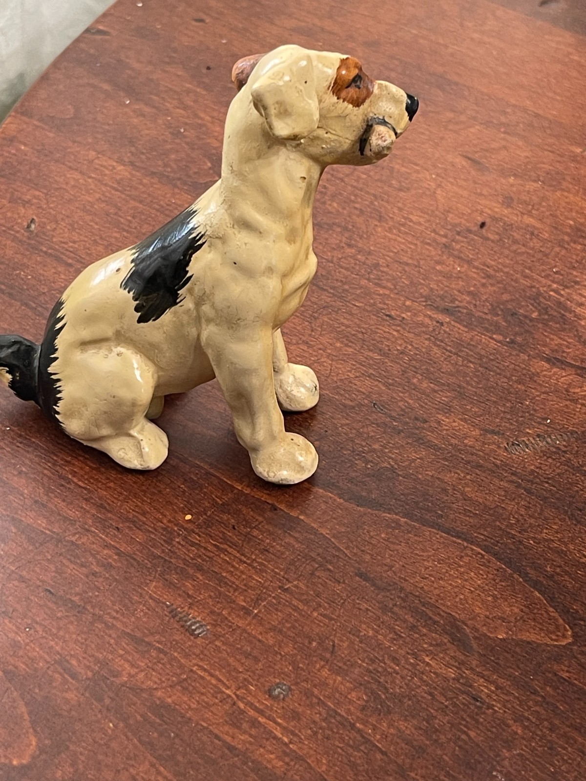 Vintage 4″ RCA Nipper Dog Figurine – Plaster Mascot – His Master’s Voice