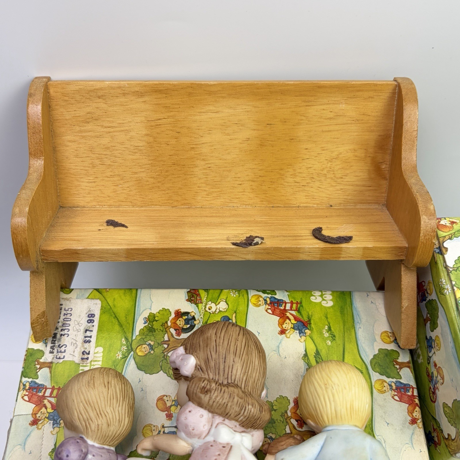 Enesco Country Cousins Mixed Playing Character Lot & Boxes, Lot Of 9