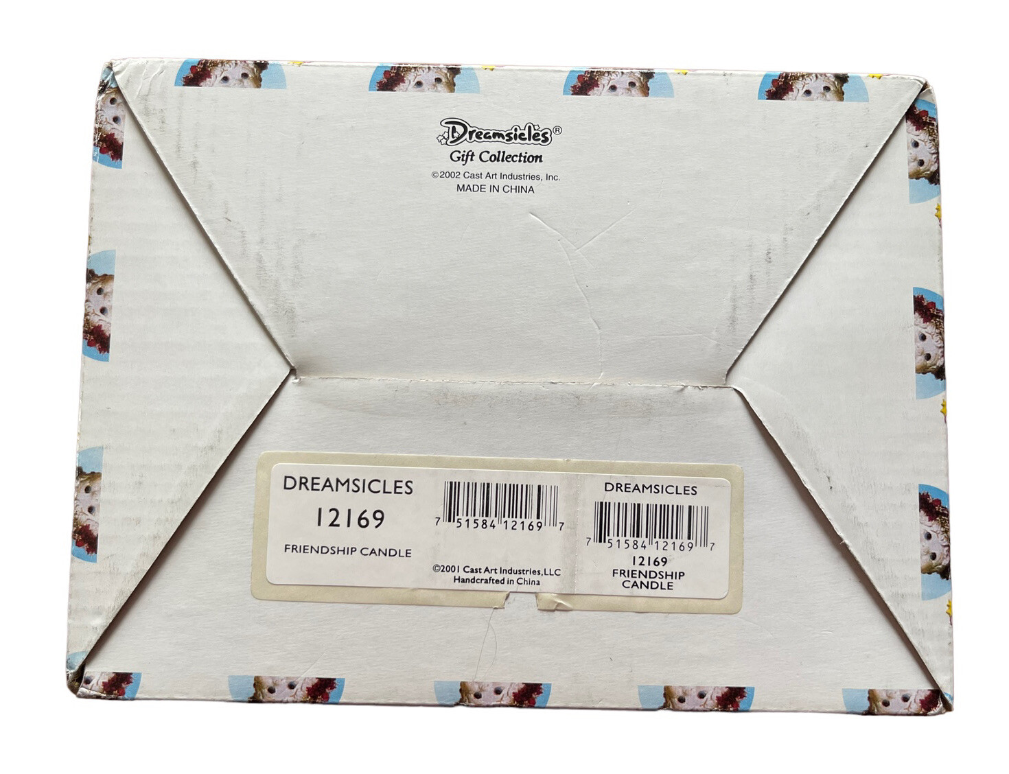 Dreamsicles Decorative Candle Holder Cherub Collectibles 2001 Friendship Candle