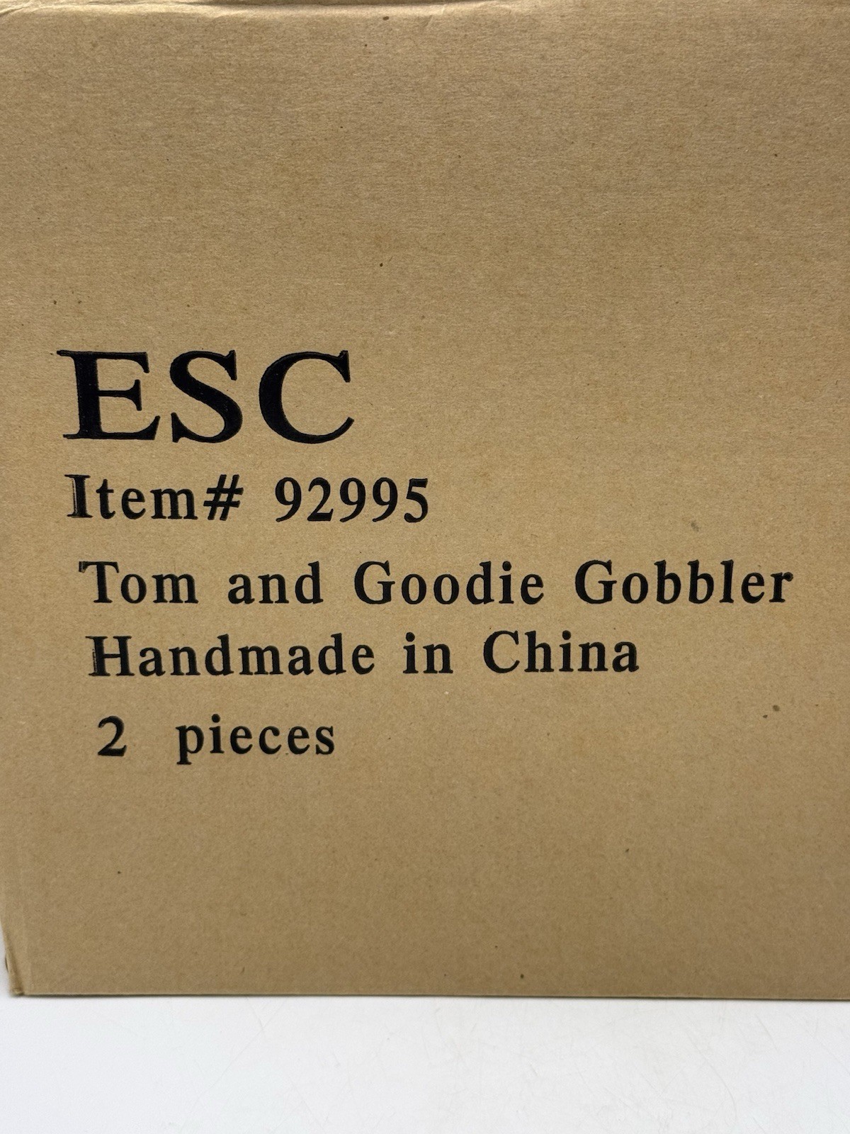 Lori Mitchell Tom & Goodie Riding Turkey Gobblers Thanksgiving Pilgrim Figurines