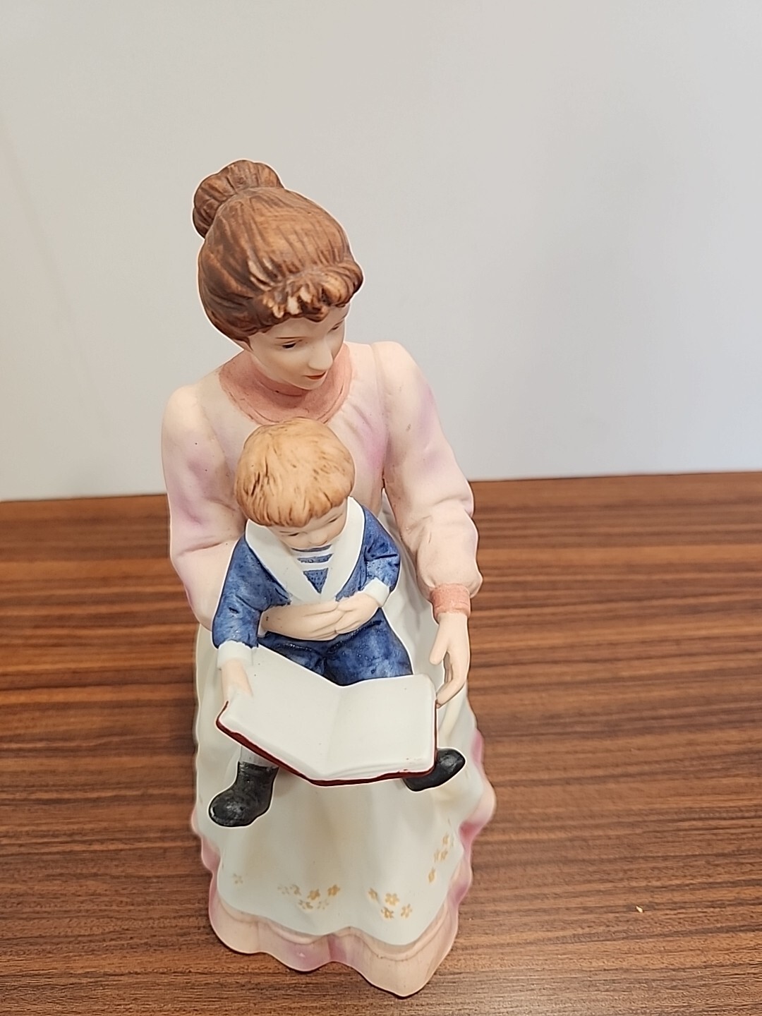 Home Interior #8858 Story Time Mother Reading to Small Boy Child Figurine